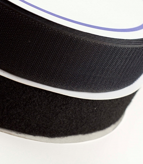 2" Sew On Velcro 10 Mtr Roll Hook Black - Click Image to Close